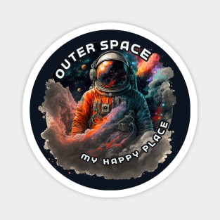 Outer Space is My Happy Place Magnet